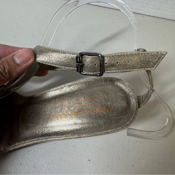 Vintage Donald J Pliner Slingback Y2K 90s Women's Open Toe Heels Size 7 - Picture 16 of 16